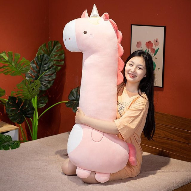 Mu Cheng Plüschtier Dinosaurier Einhorn, Rosa / Pink - Bild 1