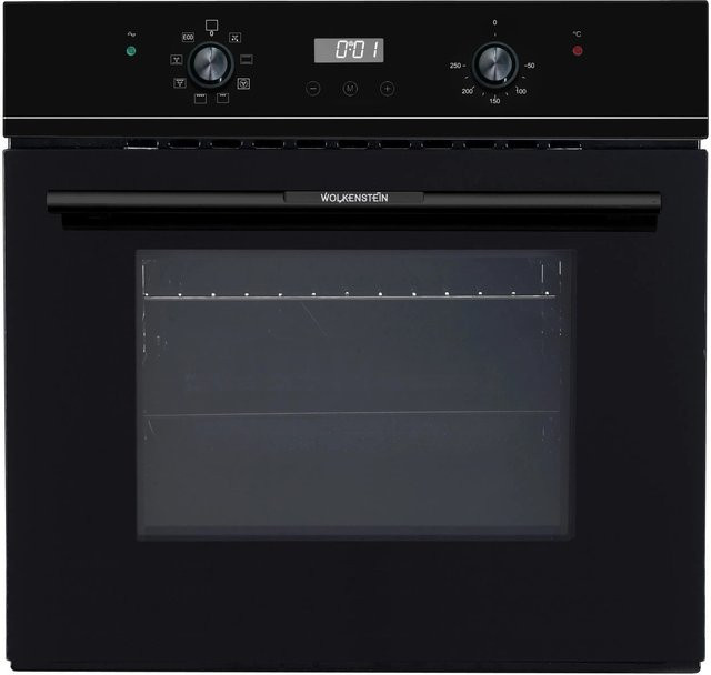 Wolkenstein Einbaubackofen WMO 90, schwarz, B/H/T: 59,5 x 59,5 x 55 cm - Bild 1