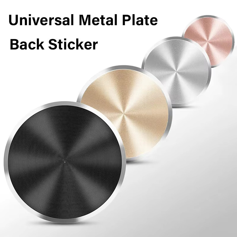 QGhappy Ultradünne Metallplatte in Gold für MagSafe Auto-Handyhalterungen und Magnethalterungen für iPhone und Samsung - Bild 3