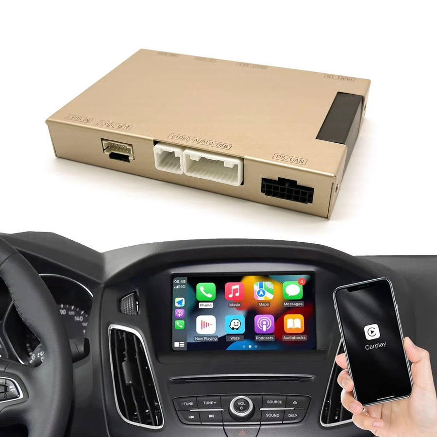 CARABC Drahtlose CarPlay und Android Auto Decoder Box für Ford Sync2 Explorer Focus Escape Fiesta C-Max Mustang Fusion Expedition Flex - Bild 6
