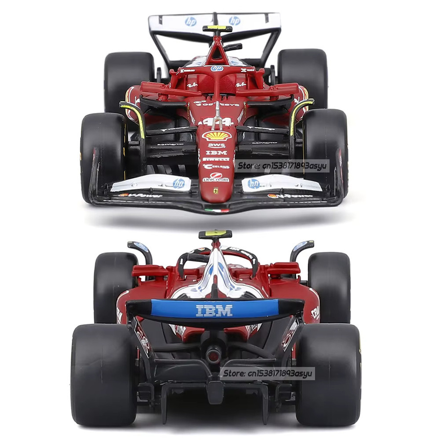 Bburago Ferrari SF25, Automodell, 1:43, Metall, Rot - Bild 3