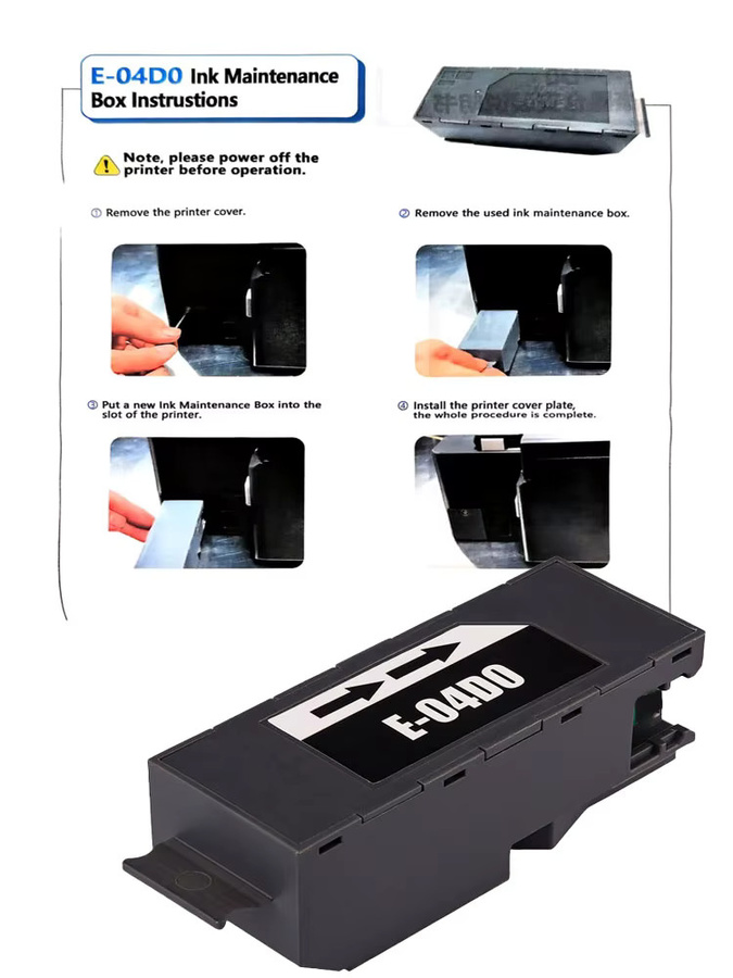 Epson C13T04D000 T04D0 Wartungstankbox für ET-7700 ET-7750 L7180 L7160 L7188 EW-M770T EW-M770TW EW-M970A3T Drucker - Bild 4