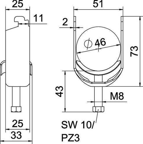 OBO Bettermann Bügelschelle 1187038 - Bild 1