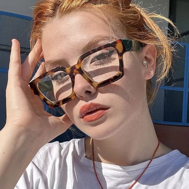 LOERHUNAR Korrektionsbrille, Vollrand, Square, Kunststoff, Damen, Blaulichtfilter - Bild 1