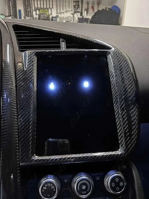 YANFU HF Android Autoradio mit Touchscreen, Wireless CarPlay, GPS und Bluetooth für Audi R8 2007-2014, Schwarz - Bild 1
