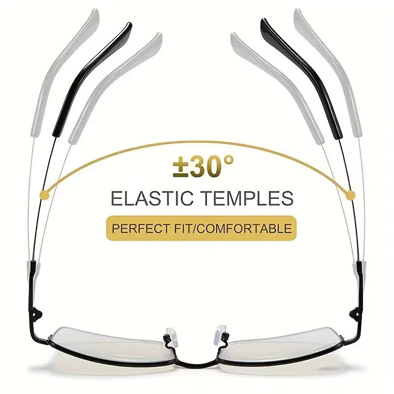 EVUNHUO Lesebrille Progressive Multifokale, rectangular, black, Unisex - Bild 4