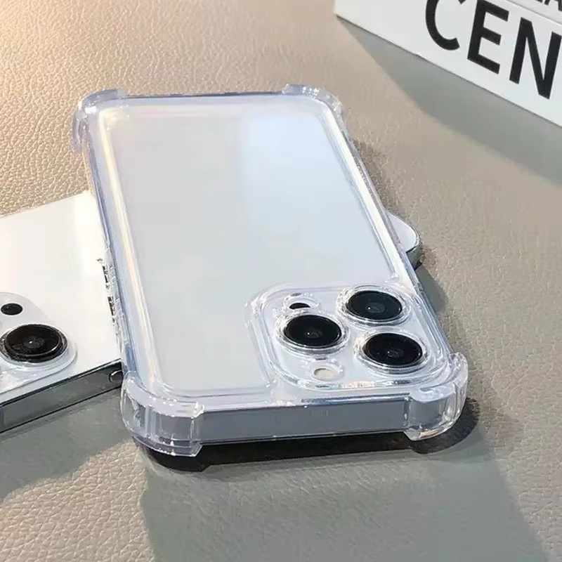 Stoßfeste transparente Schutzhülle TUNEDEE für iPhone 11 bis iPhone 17 Pro Max mit Soft Bumper Case Design - Bild 5