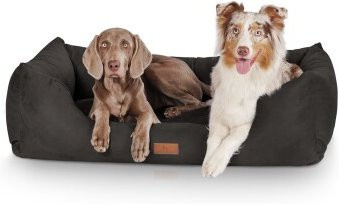 Knuffelwuff Hundebett Dreamline Velours Schwarz XXL B: 120 cm, T: 85 cm - Bild 3