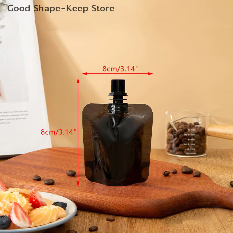 10-teiliges Set schwarzer Kunststoff-Fläschchen mit Saugdüse und Schraubverschluss für die Lagerung von Flüssigkeiten, 50 ml pro Stück - Bild 5
