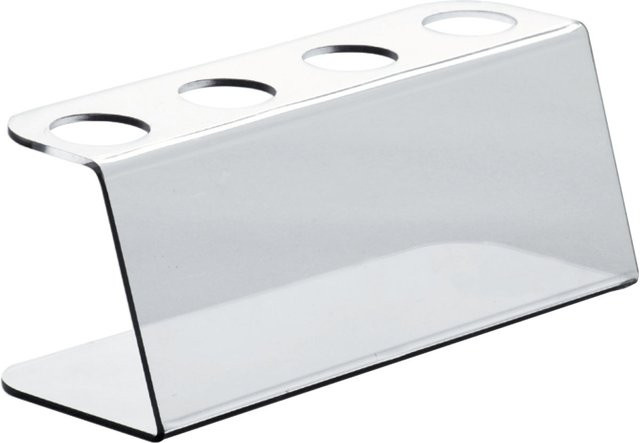 Schneider Eistütenhalter transparent und silber, B/T/H: 9,0 x 9,0 x 25,0 cm - Bild 1