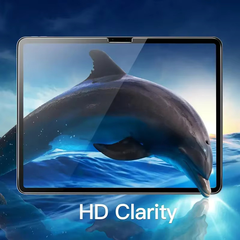 2 Stück Displayschutzfolie aus gehärtetem Glas für Apple iPad Air 11 Zoll 2024 M2 Air 6. Generation, transparent, kratzfest - Bild 5