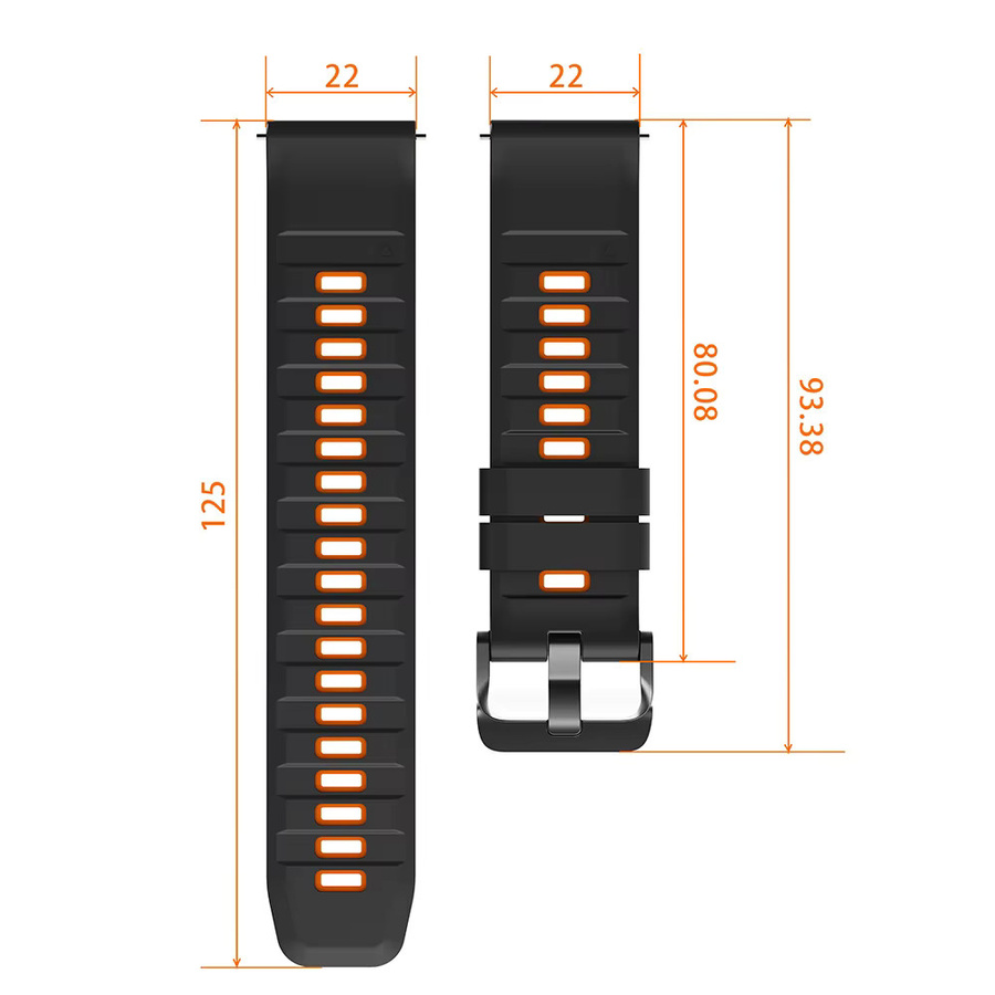 COROS Uhrenarmband Silikon, 22 mm, Unisex - Bild 2