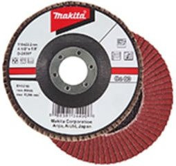 Makita Fächerschleifscheibe Durchmesser 125 mm Körnung 40 Multicolour - Bild 2