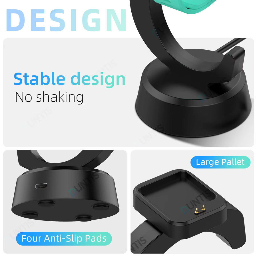 Xiaomi Ladegerät Cradle, Schwarz, für Redmi Uhr 6 5 4, mi Band 10 9 - Bild 3