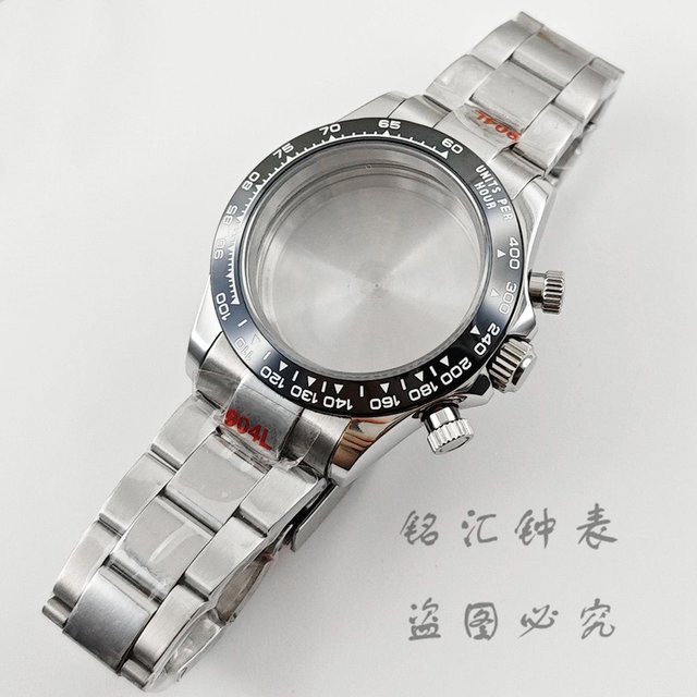 LIYAN Armbanduhr Edelstahl, Schwarze Keramik-Lünette, 40 mm, Herren - Bild 1