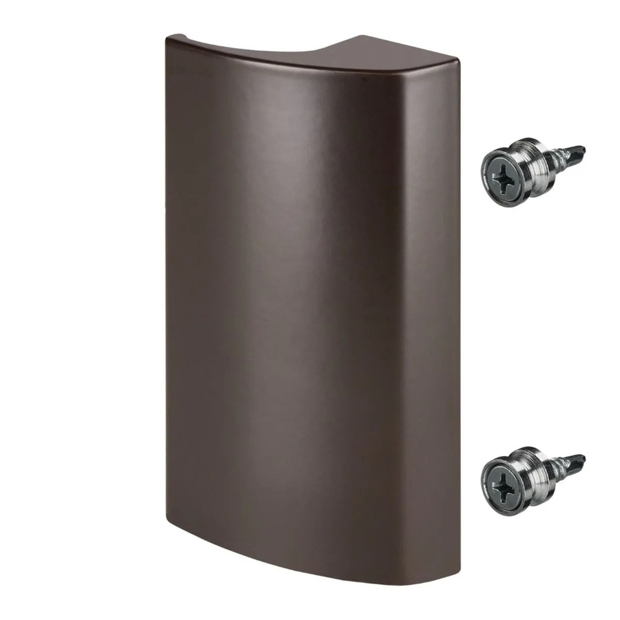 SO-TECH Balkontürgriff SEJA II aus Aluminium in Braun mit verdeckter Verschraubung, B/H/T: 85 x 40 x 20 mm, BA 48 mm - Bild 2