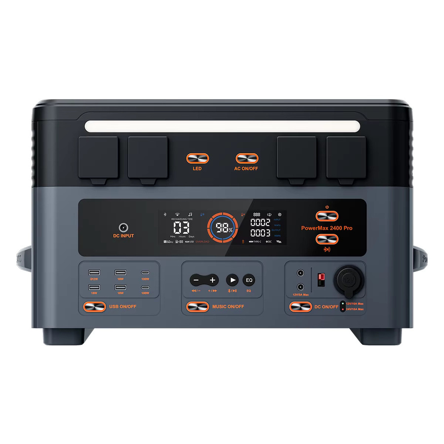 OSCAL PowerMax 2400 Pro Tragbare Powerstation mit 2016Wh Kapazität und 2400W Nennleistung - Bild 2