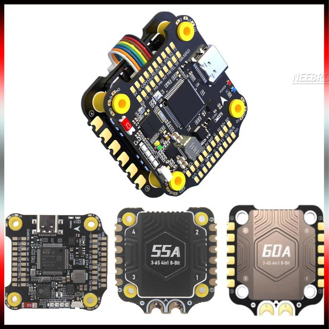 NeebRC F405 V4 FC Stack Flugcontroller, BLS-55A/60A 4in1 ESC, Bluetooth - Bild 1