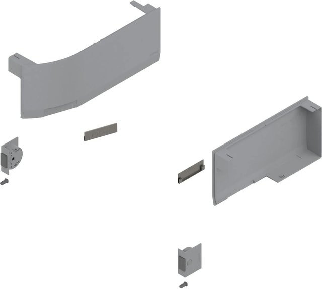 Blum Abdeckkappen-Set Aventos HK top für Servo-Drive aus Kunststoff in Hellgrau - Bild 1