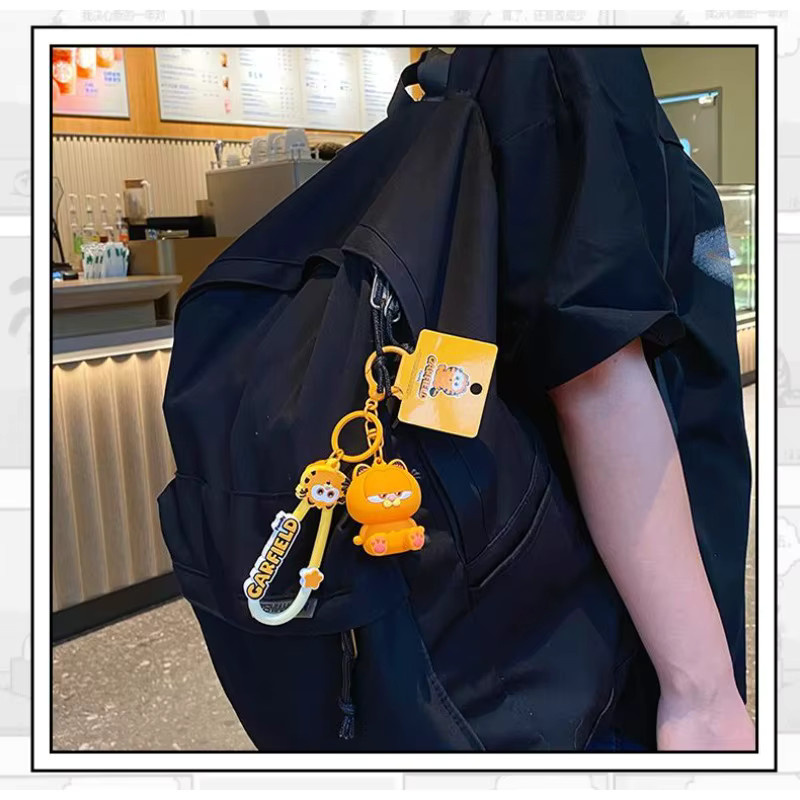 Garfield Schlüsselanhänger, Katzenpuppen-Anhänger, Unisex - Bild 5