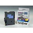 Brother Schriftbandkassette TX-641, 18 mm, Gelb/Schwarz - Bild 2