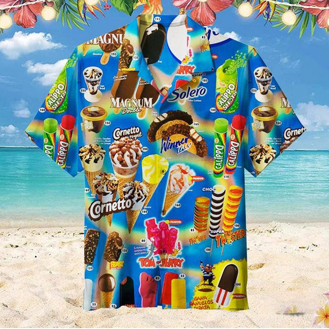 bobby3 Hawaiihemd für Herren, blau, kurzärmelig - Bild 1