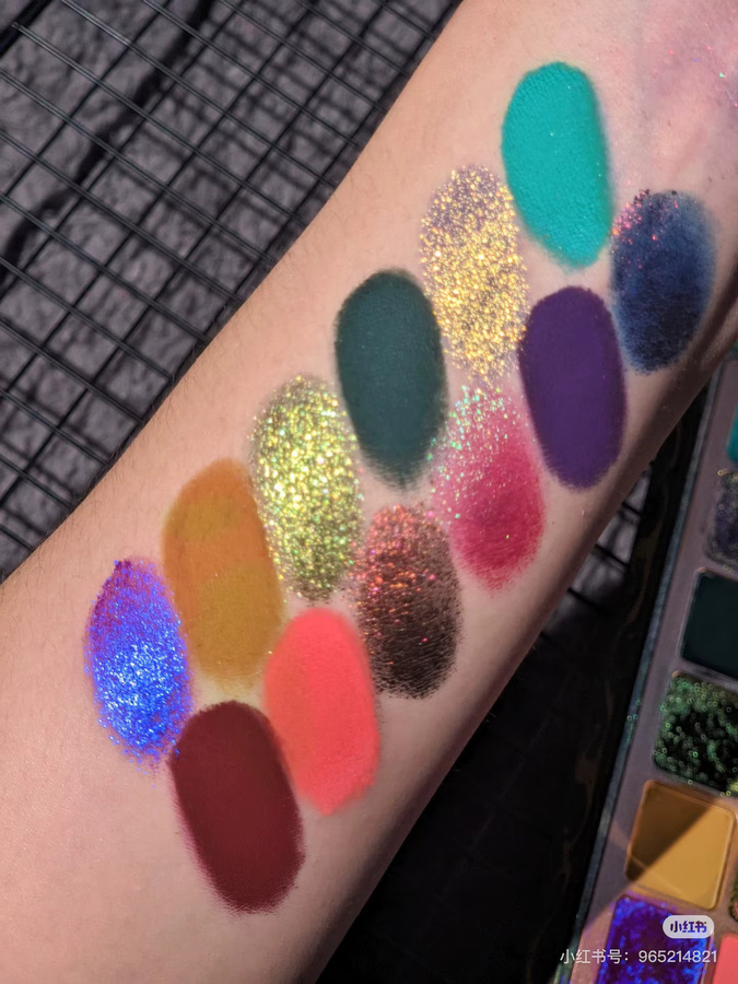 Sugarock Lidschatten-Palette, 12 Farben, Matt, Puder, Unisex - Bild 3