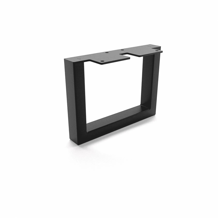 HEVVA Möbelbein GRAZ in Schwarz, Höhe: 15 cm, Tiefe: 20 cm - Bild 2