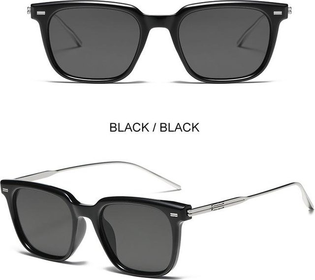 Dote Sonnenbrille, Vollrand, Square, Metall, Schwarz, Damen - Bild 1