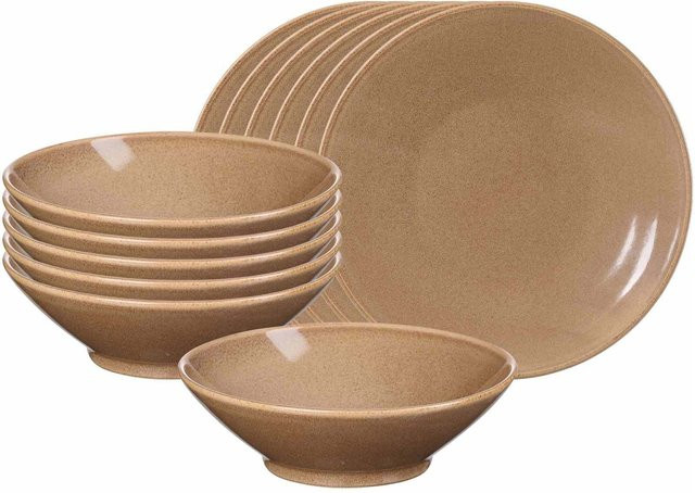 Ritzenhoff & Breker Tafelservice Sahara aus Porzellan, 12er Set, Sand - Bild 1