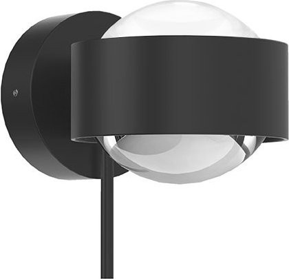 Top Light Puk! 80 Wall Avantgarde Wandleuchte in Anthrazit Matt mit Glaslinsen - Bild 1