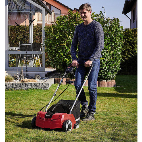 Einhell Elektro-Vertikutierer und Lüfter GC-SA 1231/1 in Rot mit 31 cm Arbeitsbreite - Bild 4