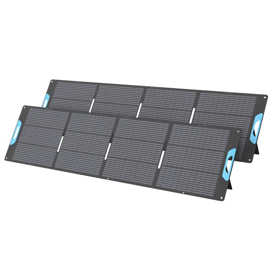 E-POWO Tragbares Solarpanel 220W Faltbares Solarladegerät mit ETFE-Technik in Schwarz für Camping und Wohnmobil - Bild 7