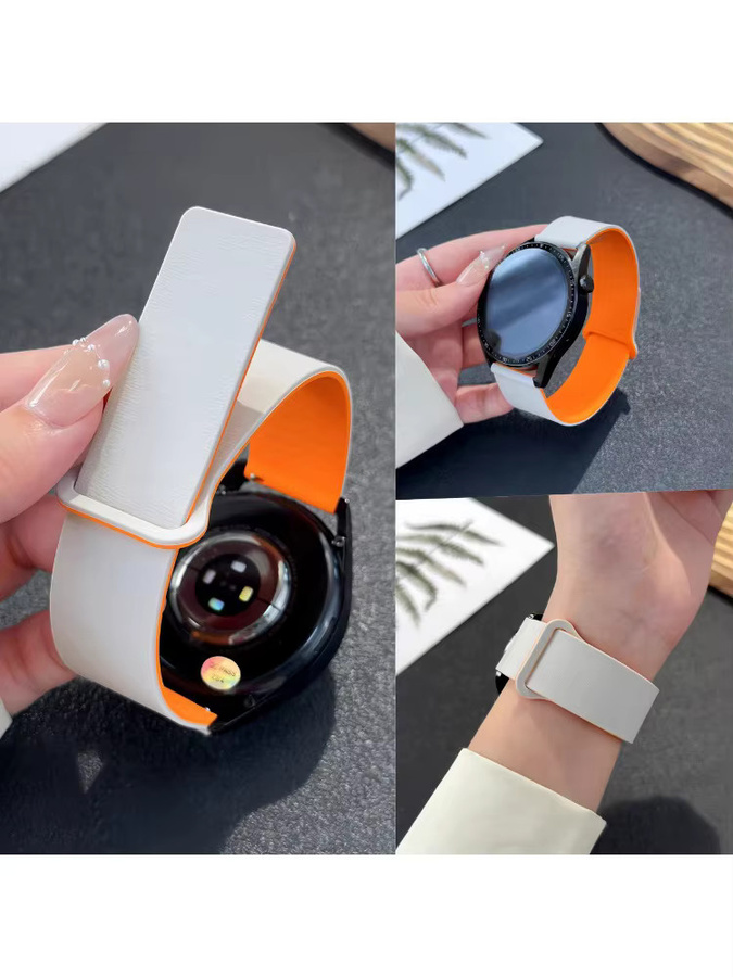 FancyWrist Uhrenarmband Silikon, Weiß, Klassisch - Bild 3