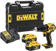 DeWalt Akku-Schlagbohrschrauber DCD709M2T-QW, 18V, Gelb-Schwarz - Bild 1
