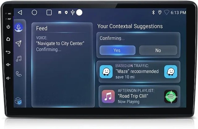 Junsun Autoradio mit 9 Zoll Display für Opel Zafira B (2005 bis 2014) in Schwarz mit Bluetooth und GPS - Bild 1