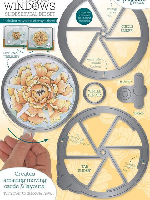 Metall-Stanzformen für DIY Scrapbooking mit beweglichen Karten und Layouts in Silber - Bild 1