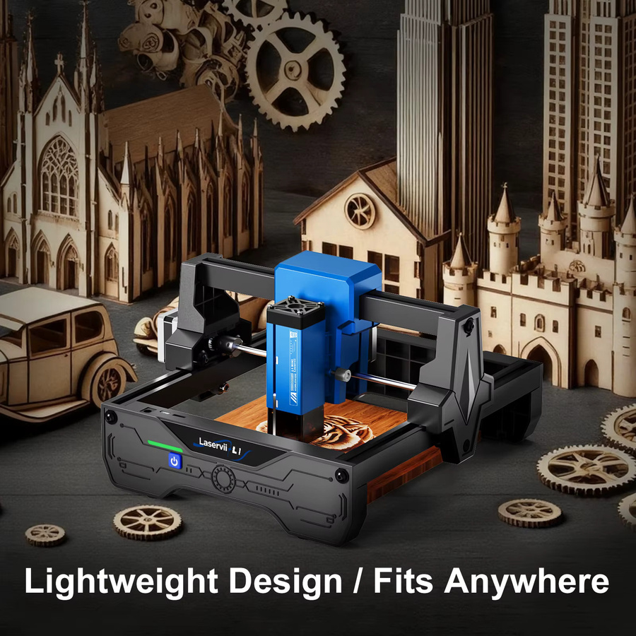 Laservii L1 Mini Lasergraviergerät 3W in Blau mit LightBurn-Unterstützung und 12000 mm/min Geschwindigkeit - Bild 5