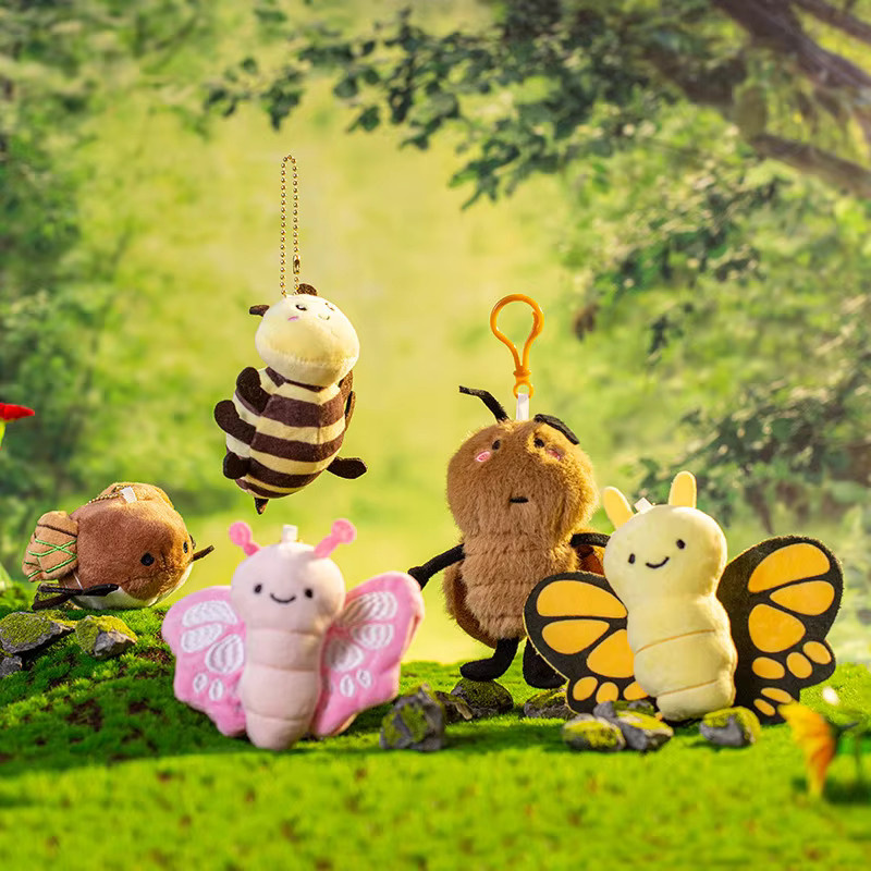 Plüschtier-Rucksackanhänger, Tiere und Insekten, Bunt / Mehrfarbig, Plüsch / Textil - Bild 3