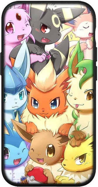 Handyhülle Pokemon Pikachu und Gengar von Takaratomy in Schwarz und Multicolour für iPhone, Samsung Galaxy, Xiaomi Poco Redmi und andere Modelle - Bild 1