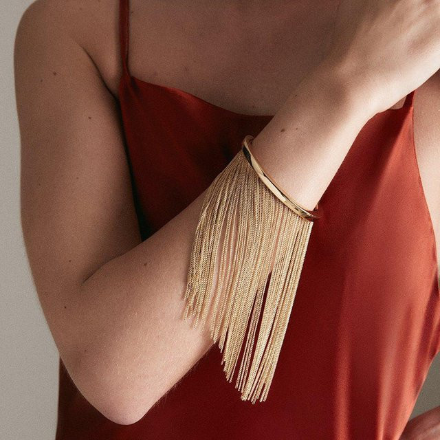 Armband XPEL, Gold Silber, Quaste, Damen - Bild 1