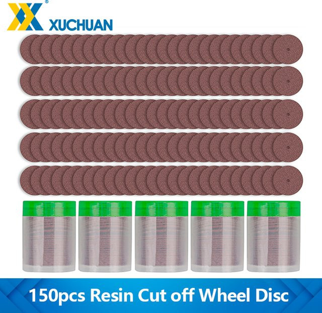 xcan 150 Stück Harz Trennscheiben 25 mm für Dremel Drehwerkzeug Zubehör zum Schneiden von Metall - Bild 1