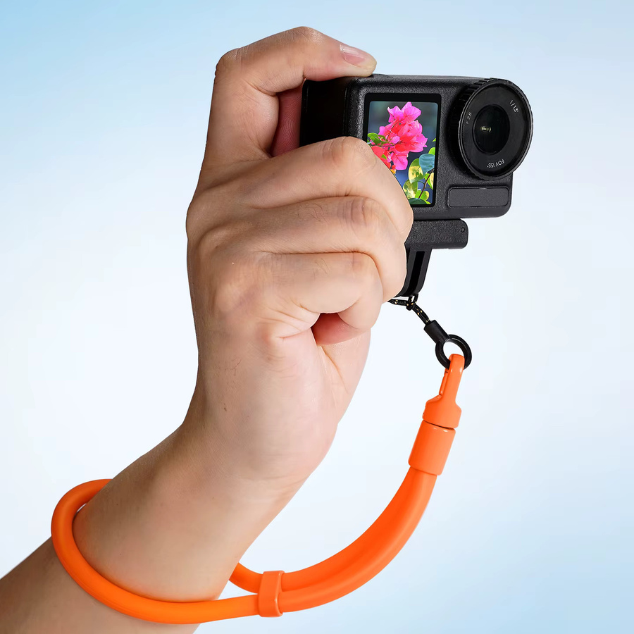 FEICHAO Silikon-Lanyard Handschlaufe zur Kamera-Aufhängung und als Anti-Verlust-Zubehör für GoPro Hero 13, DJI ACTION 6, Pocket3 und Insta360 X5 sowie Smartphones - Bild 2