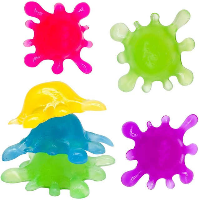 Topmix Bunter Splash Dehnbarer Quetschball, Weiches Nee Doh Sensorisches Fidget Spielzeug, Green - Bild 1