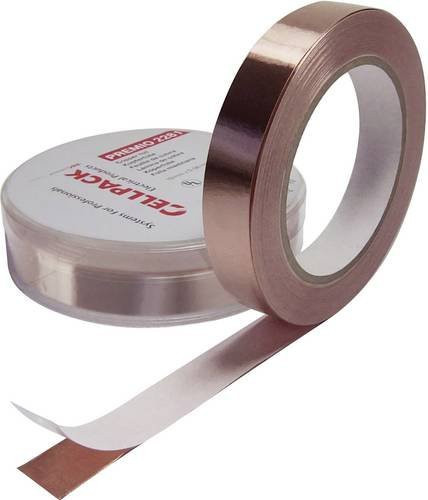 CellPack Kupferklebeband Premio 2281 Kupfer, Länge: 33 m, Breite: 19 mm - Bild 1
