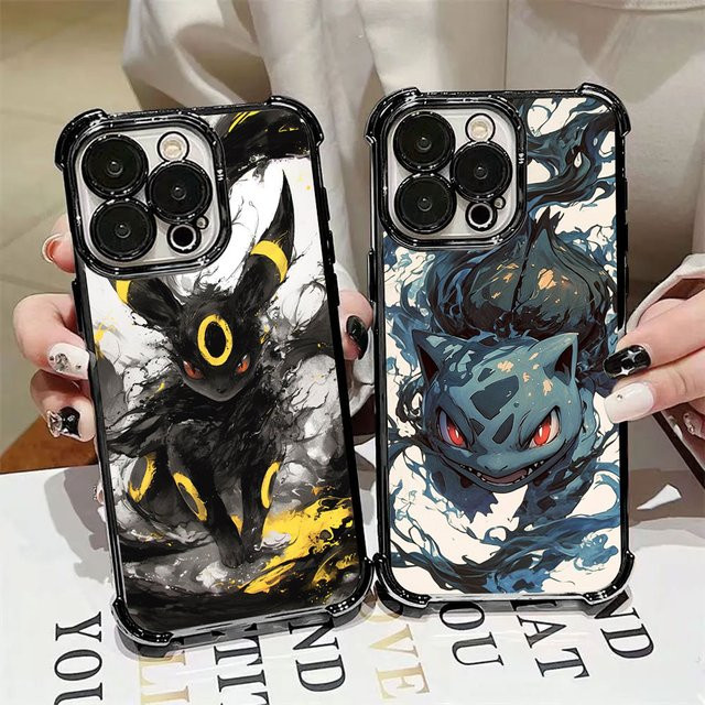P-Pokemons Schutzhülle für Xiaomi 17T Pro 15T 14T 13 15 F8 Ultra Poco X7 F7 X6 F5 M7 M8 Pro Max mit Umbreon, Bulbasaur und Gengar Design - Bild 1