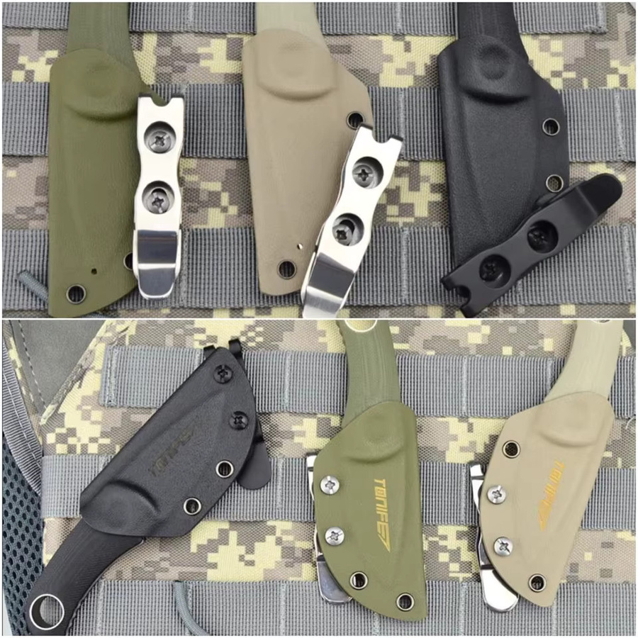TONIFE HKT2021 Feststehendes Messer mit G10-Griff und K-Scheide für Outdoor, Jagd und EDC - Bild 5