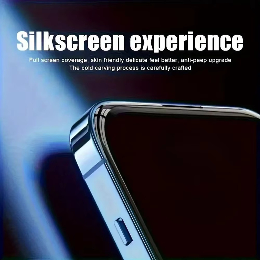 2 Stück Sichtschutzfolie aus gehärtetem Glas für Apple iPhone 16 15 14 13 12 11 Pro Max Plus XR XS und X, transparent - Bild 4