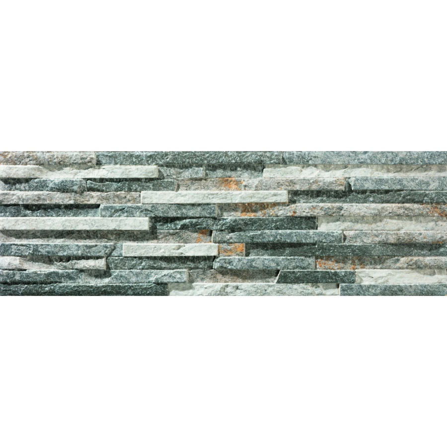 Wandverblender Behobia Feinsteinzeug Glasiert Gris Matt B: 52 cm, H: 17 cm - Bild 2
