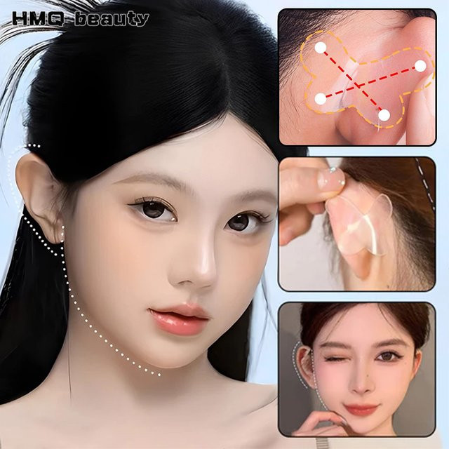 HMQ beauty Elfen-Ohrpflaster, Silikon, schmetterlingsförmig, wasserdicht - Bild 1